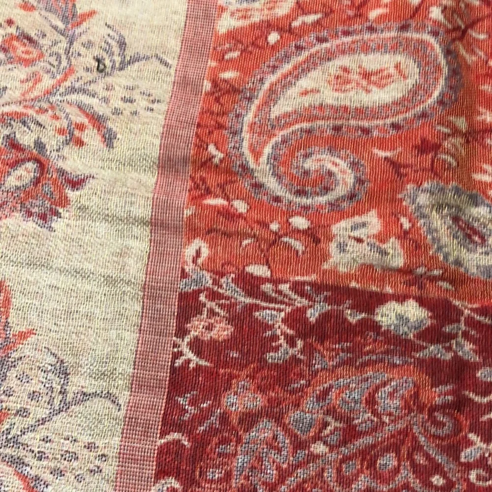 Paisley Pashminia with fringe